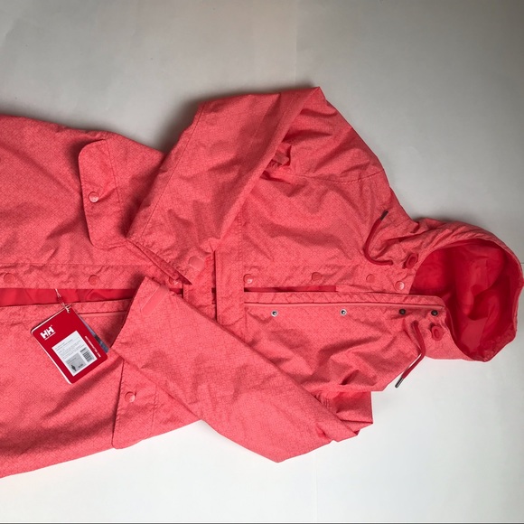 NWT Helly Hansen Lyness Coat Shell Pink - Picture 5 of 7